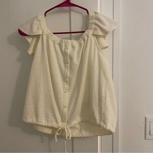 MADEWELL ruffle top